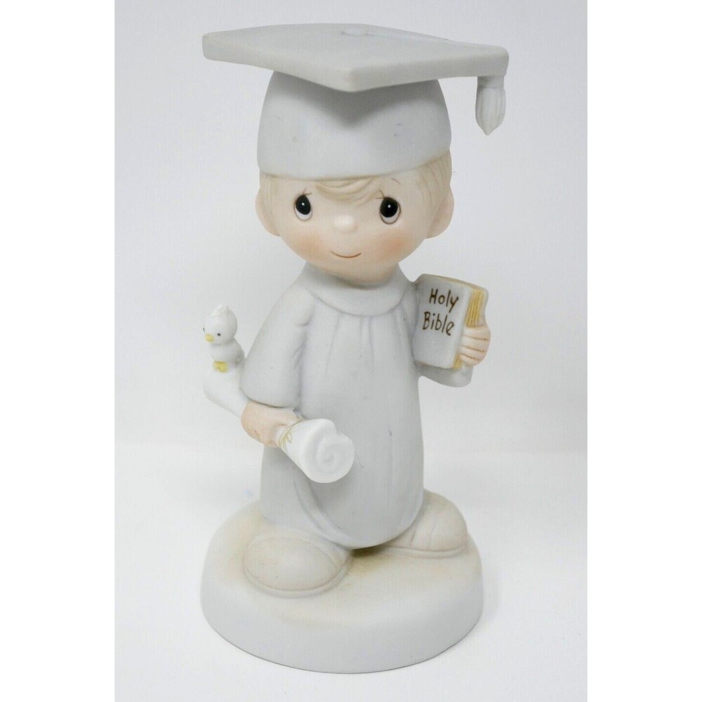 Enesco Precious Moments Jonathan & David Lord Bless You and Keep You Figurine